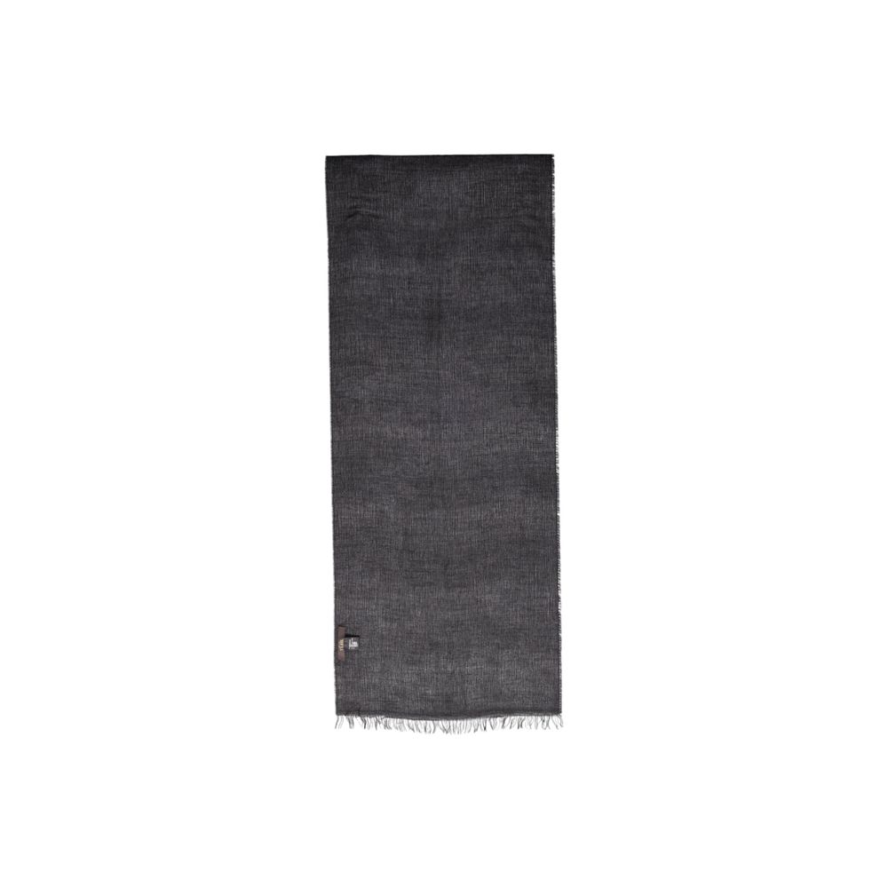 Gray Polyacrylic Scarf - ventzia