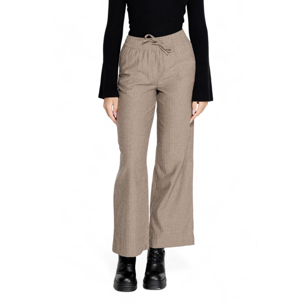 Brown Cotton Pant - ventzia