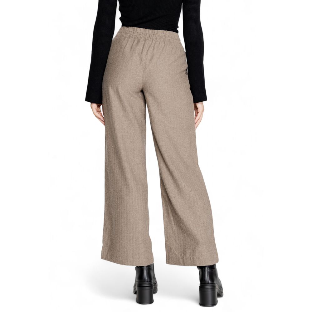 Brown Cotton Pant - ventzia