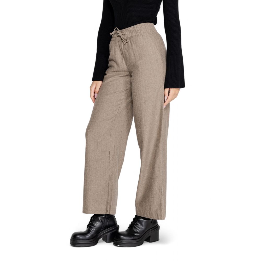 Brown Cotton Pant - ventzia