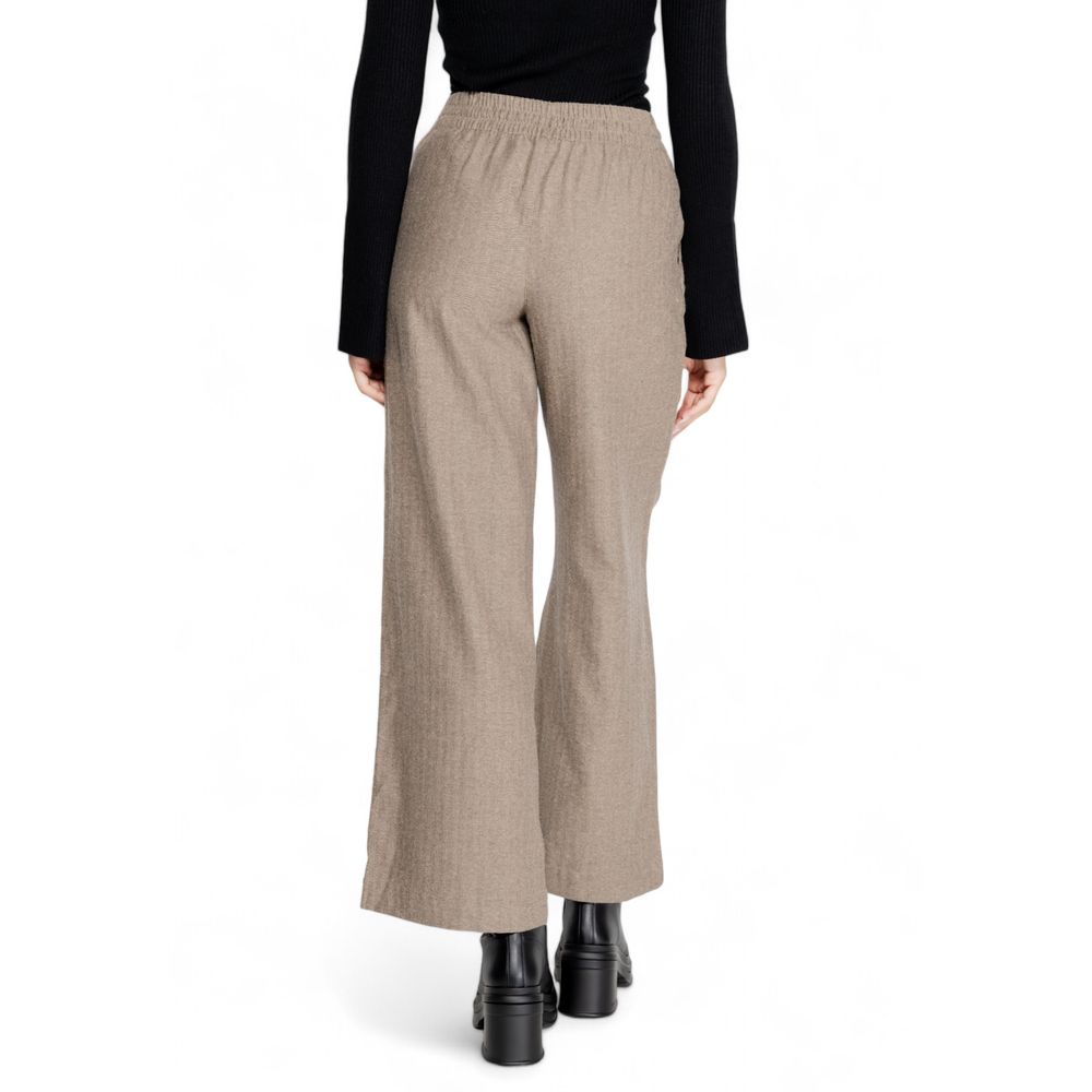 Brown Cotton Pant - ventzia