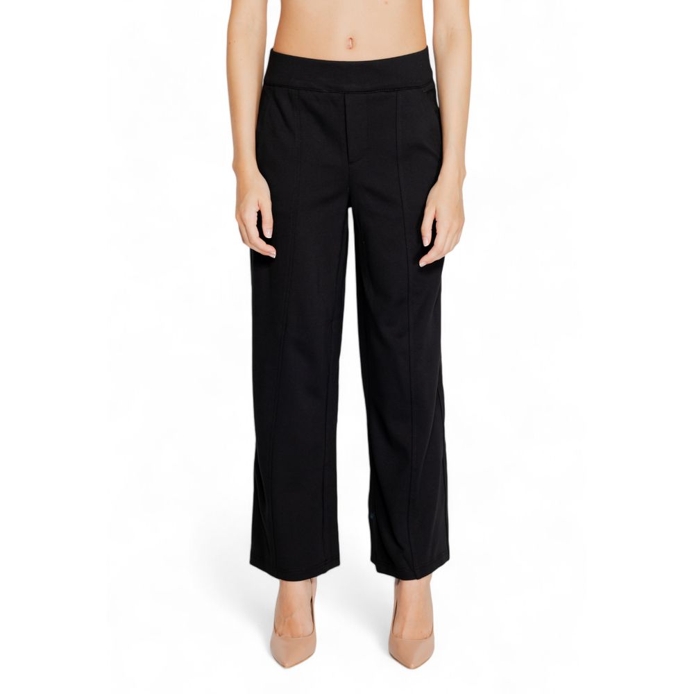 Black Viscose Pant - ventzia