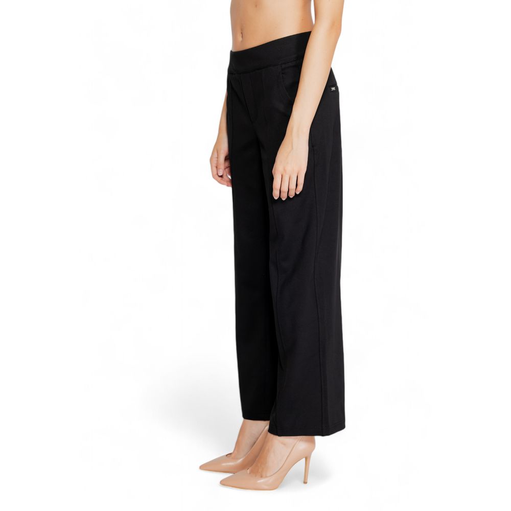 Black Viscose Pant - ventzia
