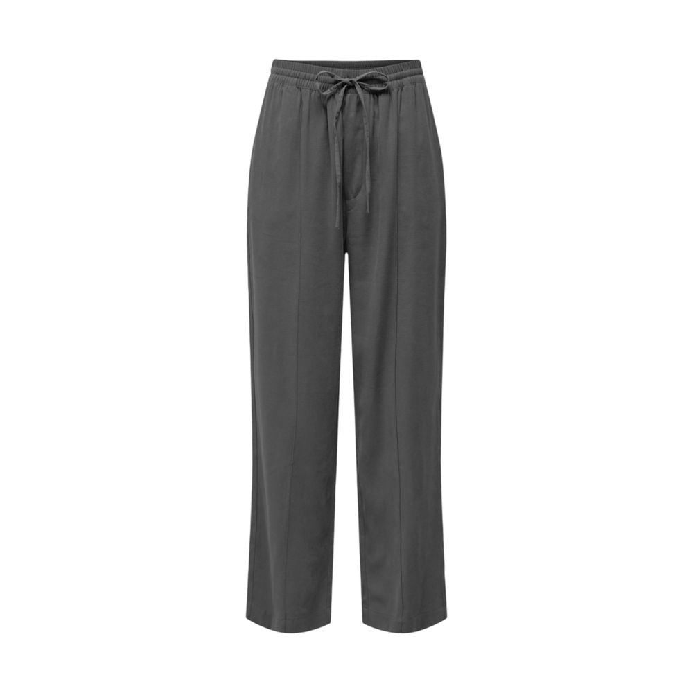 Gray Viscose Pant - ventzia