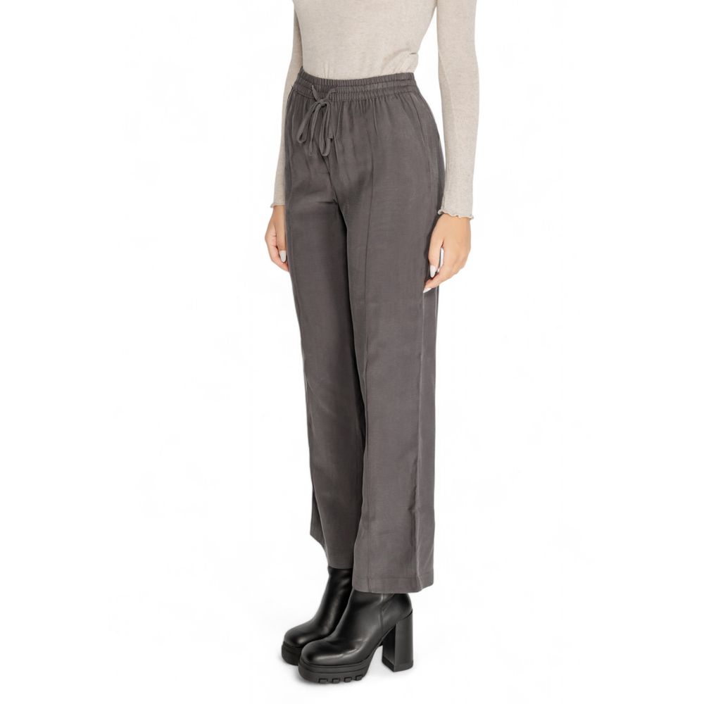 Gray Viscose Pant - ventzia