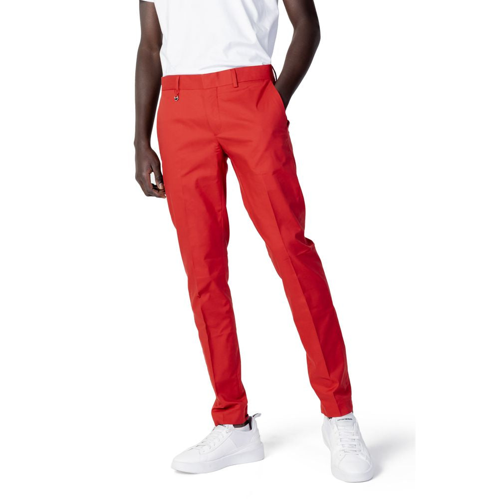 Red Cotton Pant