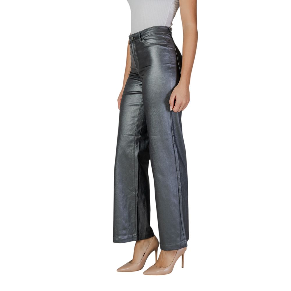 Silver Viscose Pant - ventzia