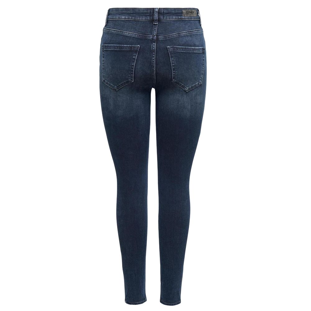 Blue Cotton Skinny Jean - ventzia
