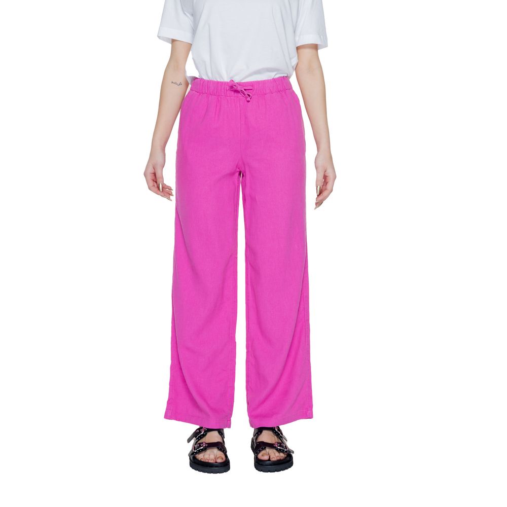 Pink Linen Pant - ventzia