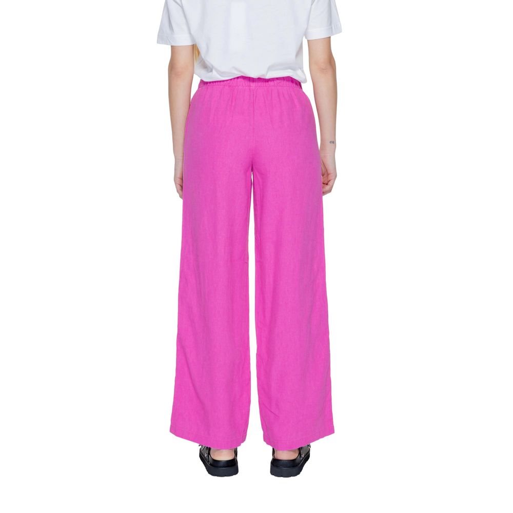Pink Linen Pant - ventzia