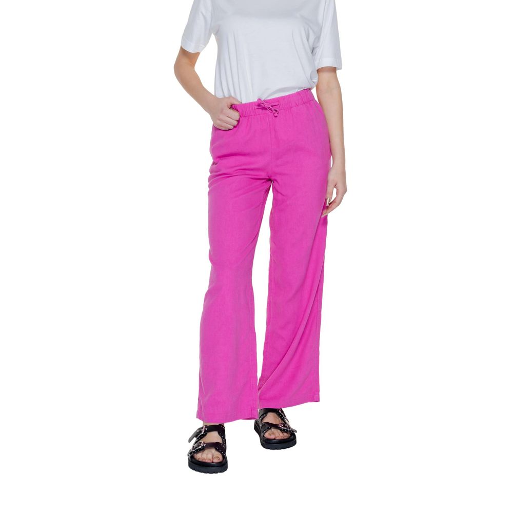 Pink Linen Pant - ventzia