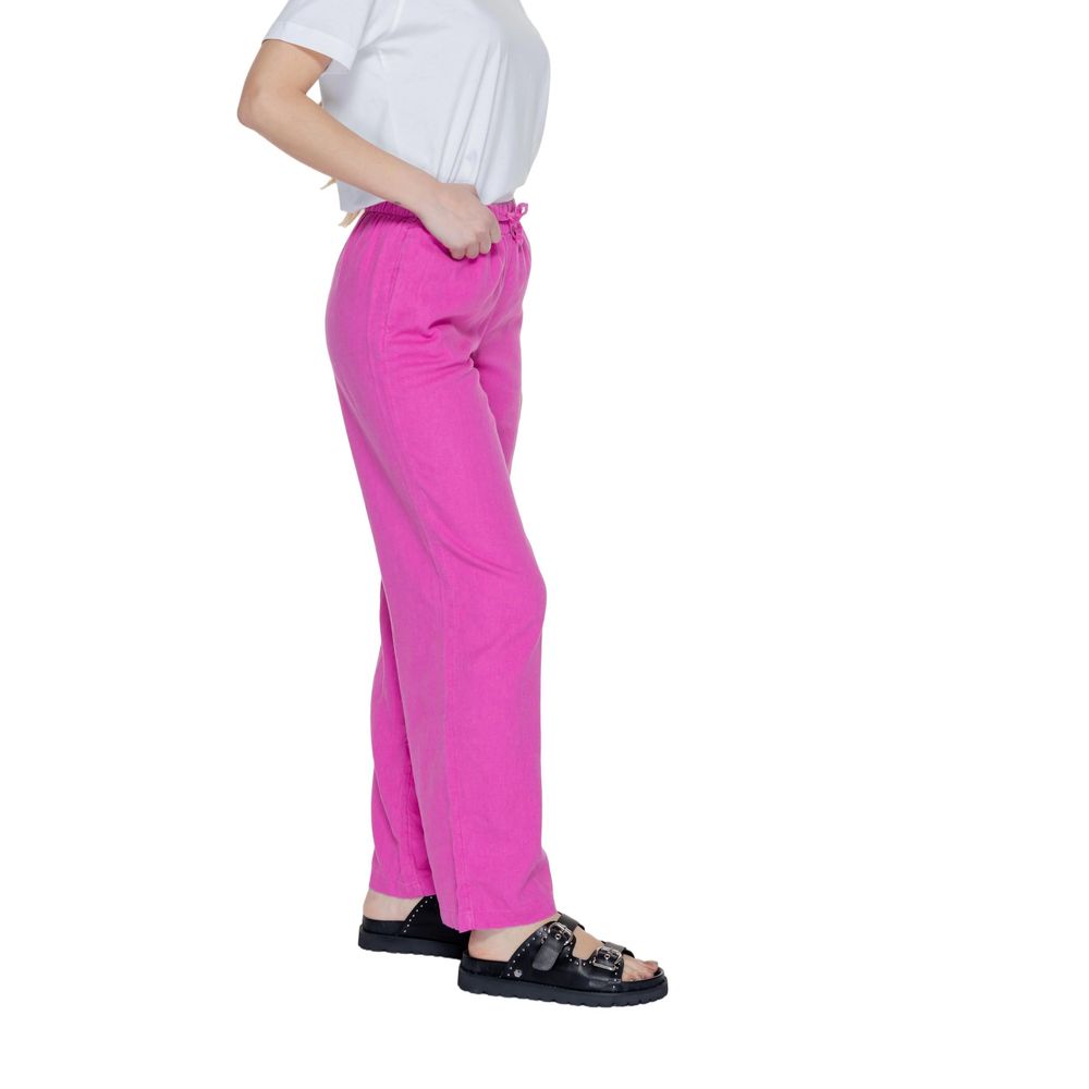 Pink Linen Pant - ventzia