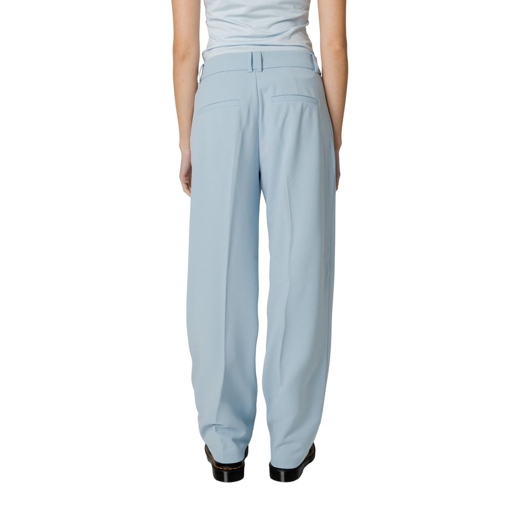 Blue Polyester Pant - ventzia