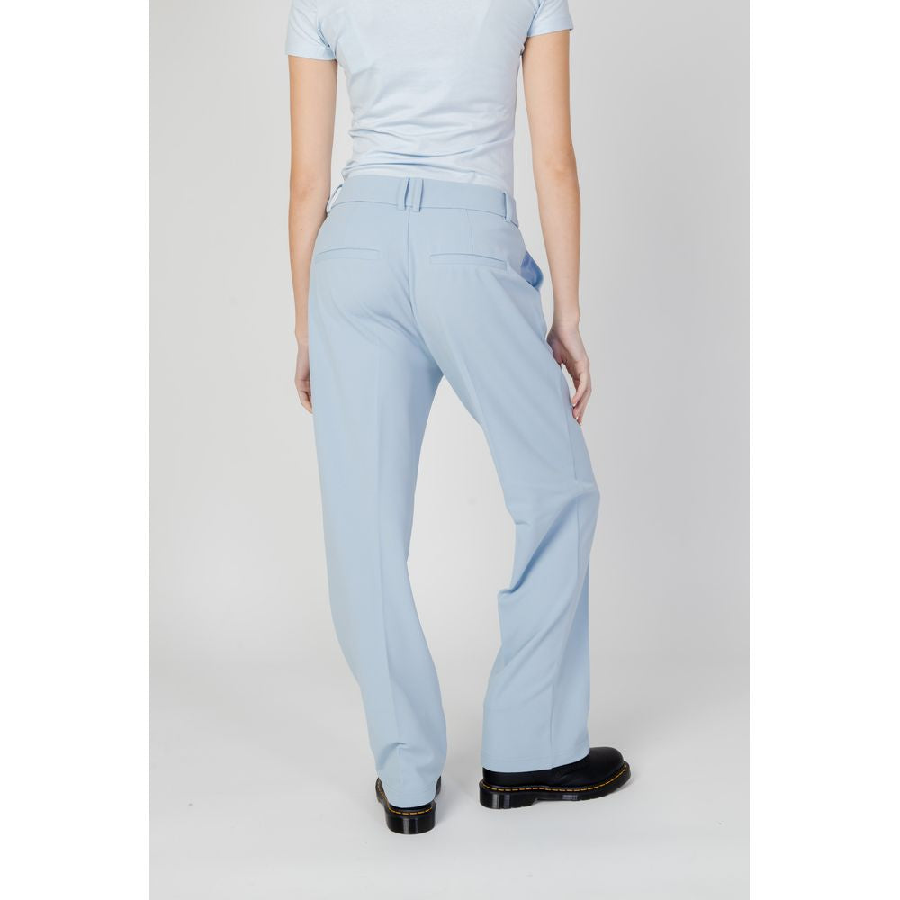 Blue Polyester Pant - ventzia