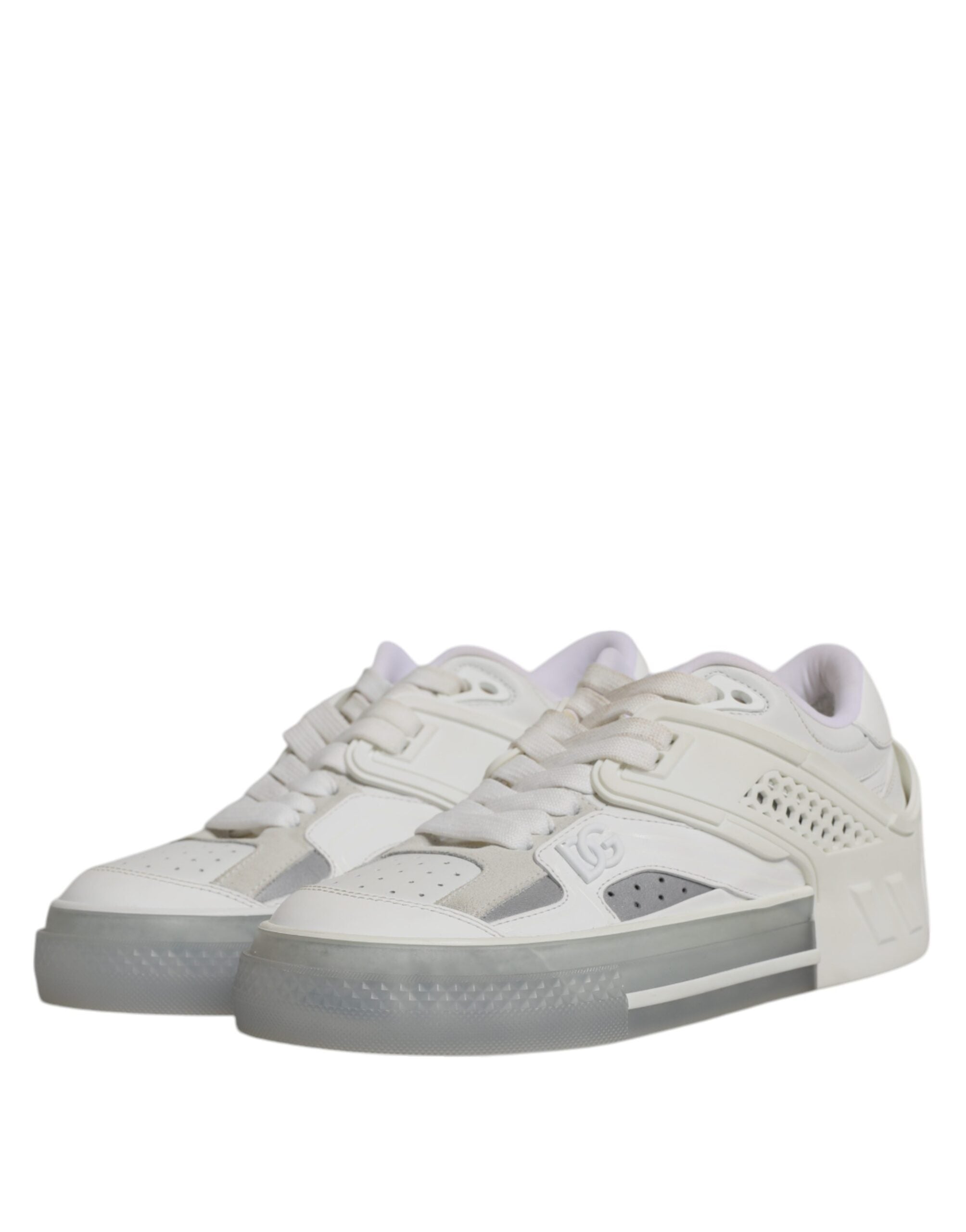White DG Logo CUSTOM 2.Zero Sneakers Shoes - ventzia