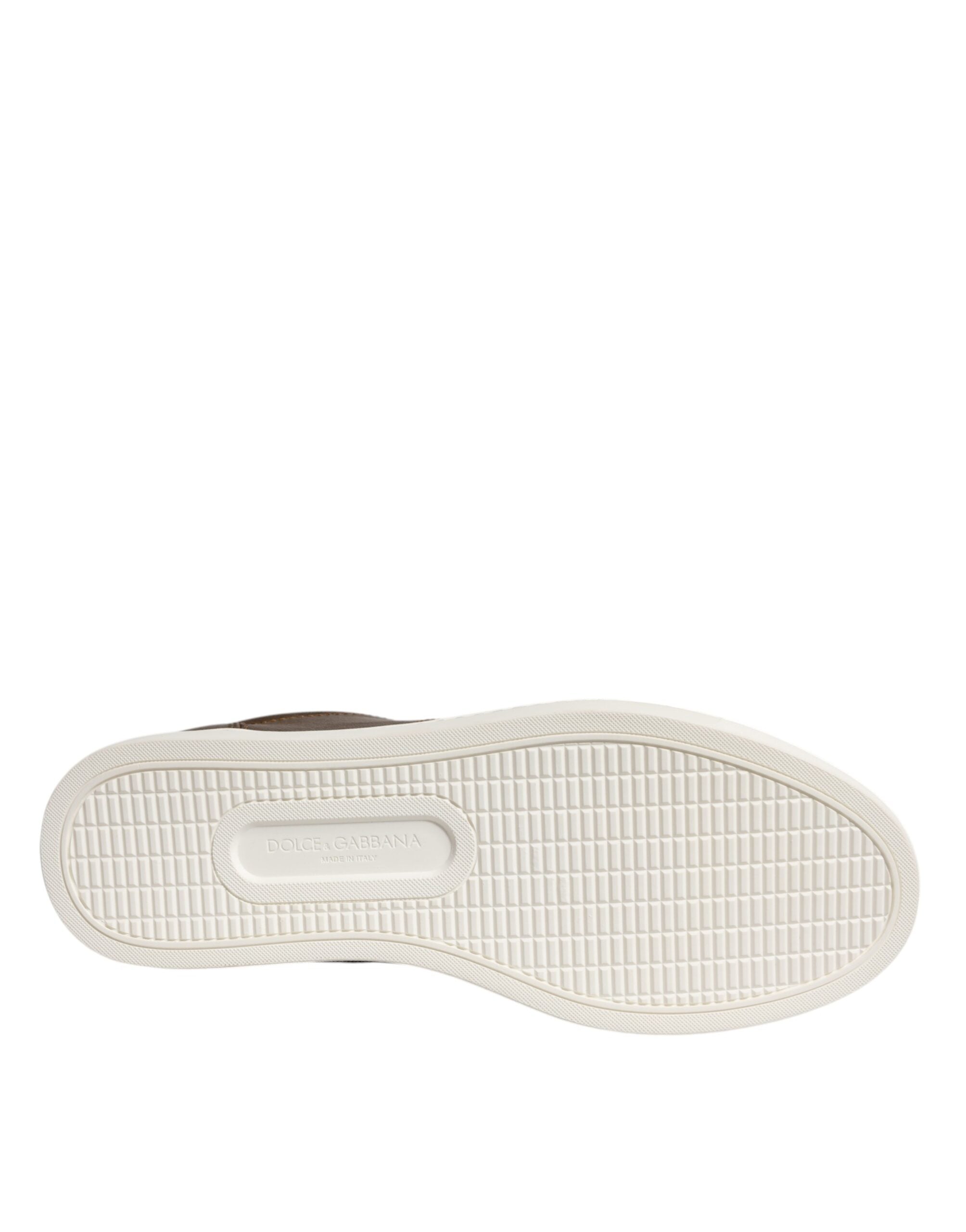 Gold Leather Logo London Men Sneaker Shoes - ventzia