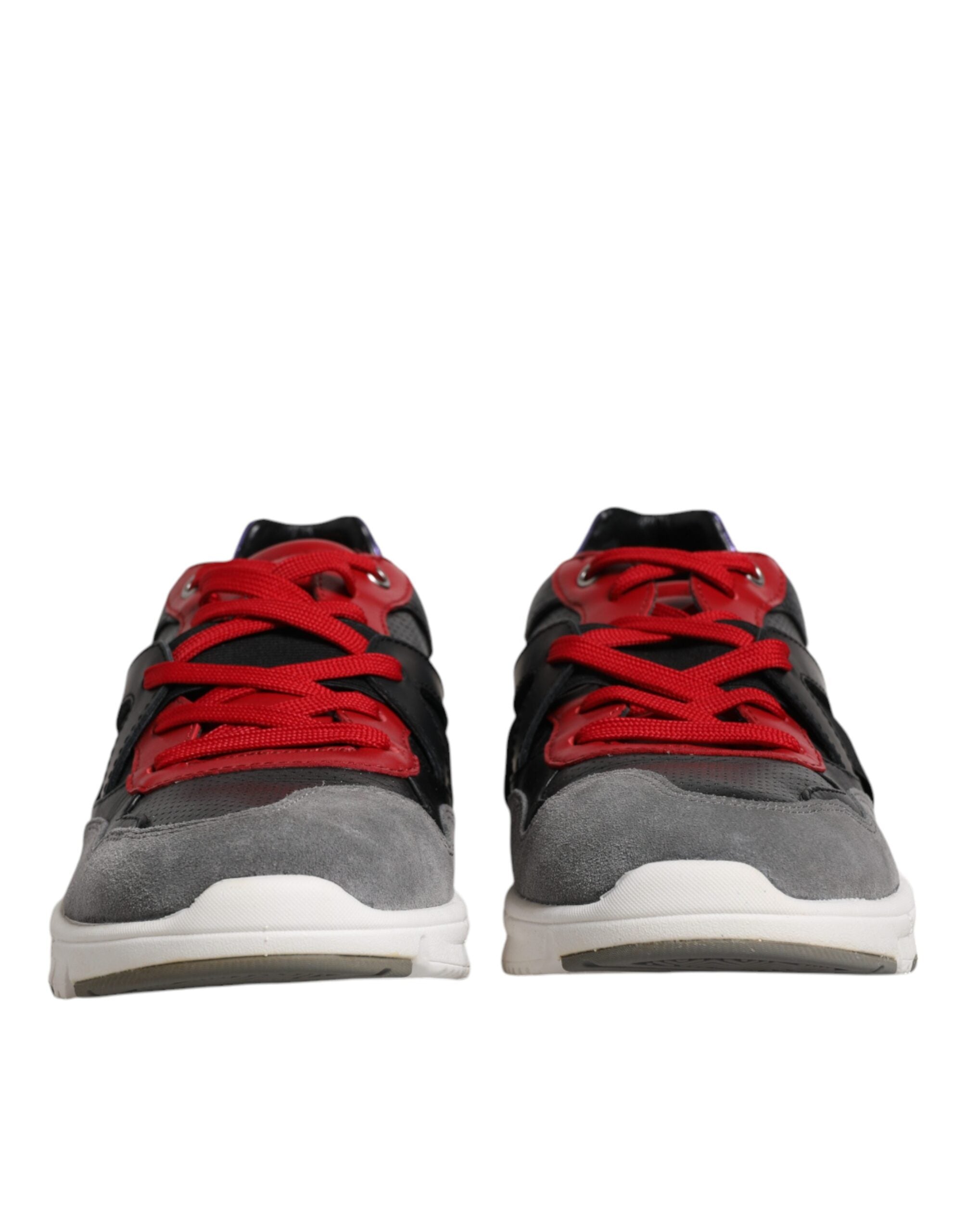 Multicolor Leather Suede Low Top Sneakers Shoes - ventzia