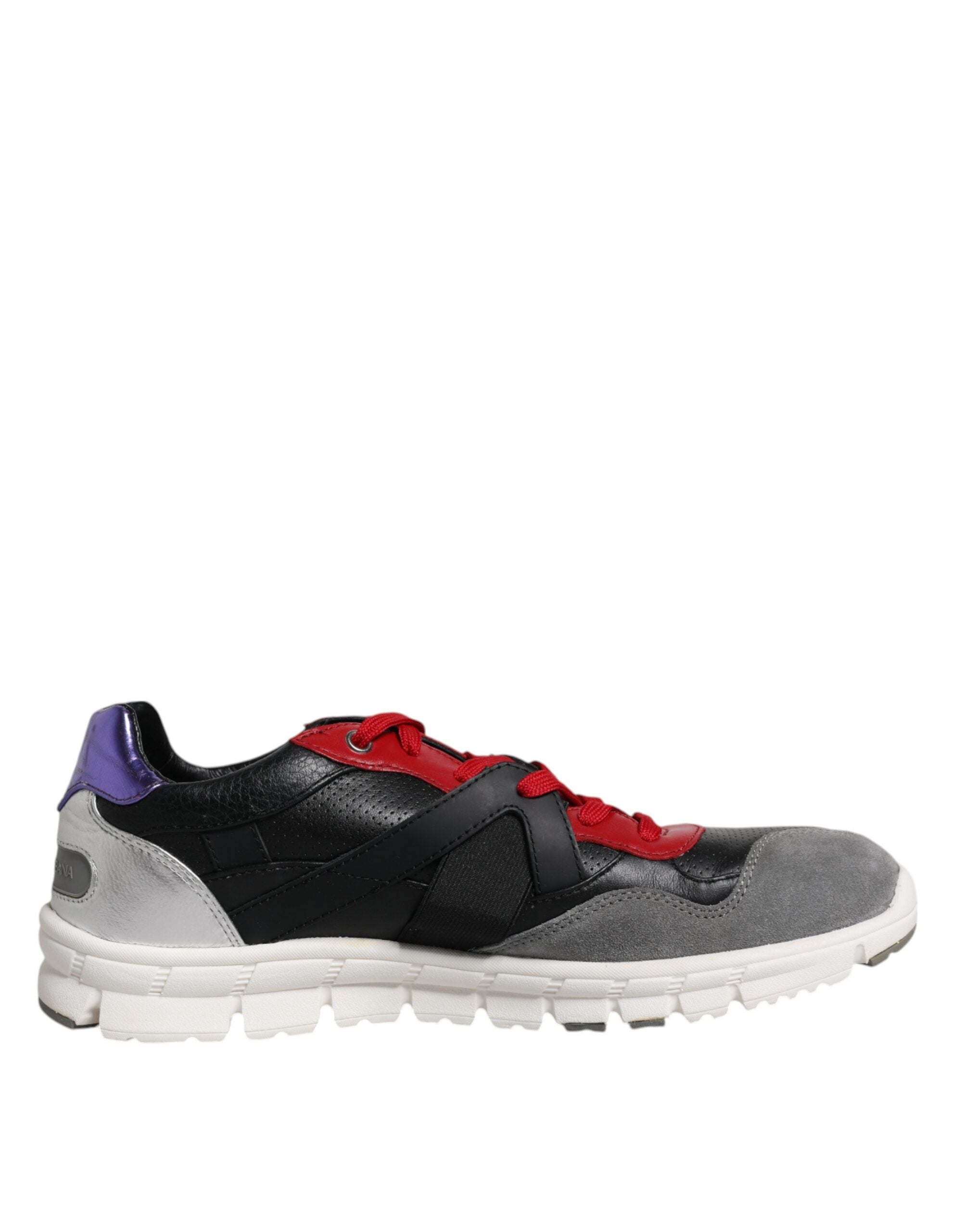 Multicolor Leather Suede Low Top Sneakers Shoes - ventzia
