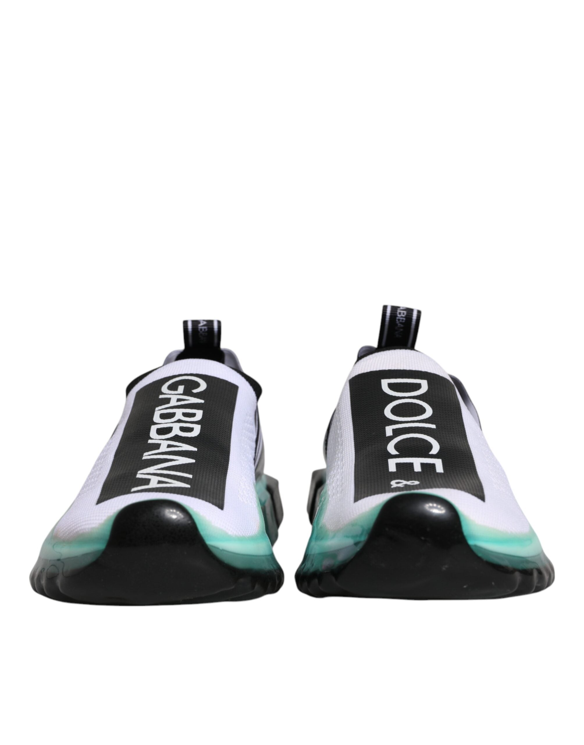 White Blue Sorrento Slip On Sneakers Shoes - ventzia