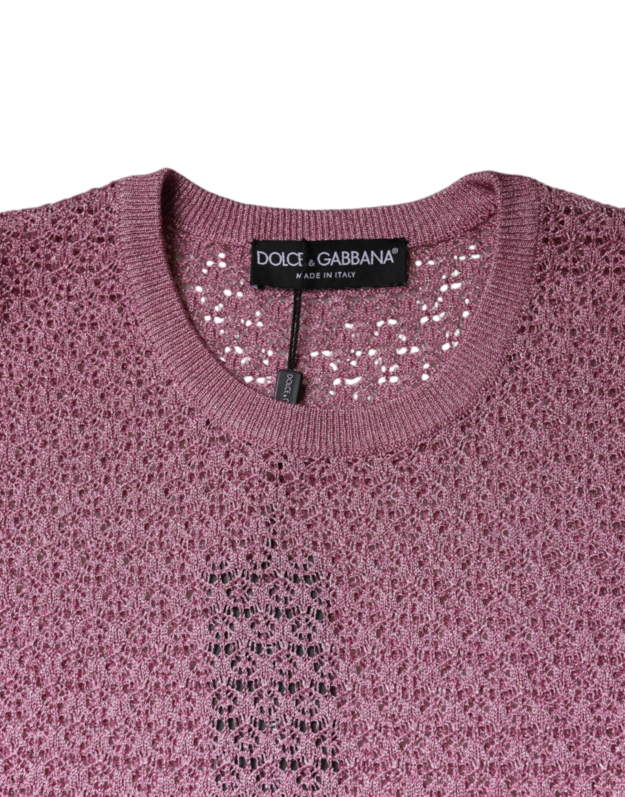 Pink Mesh See Through Sleeveless Tank Top - ventzia