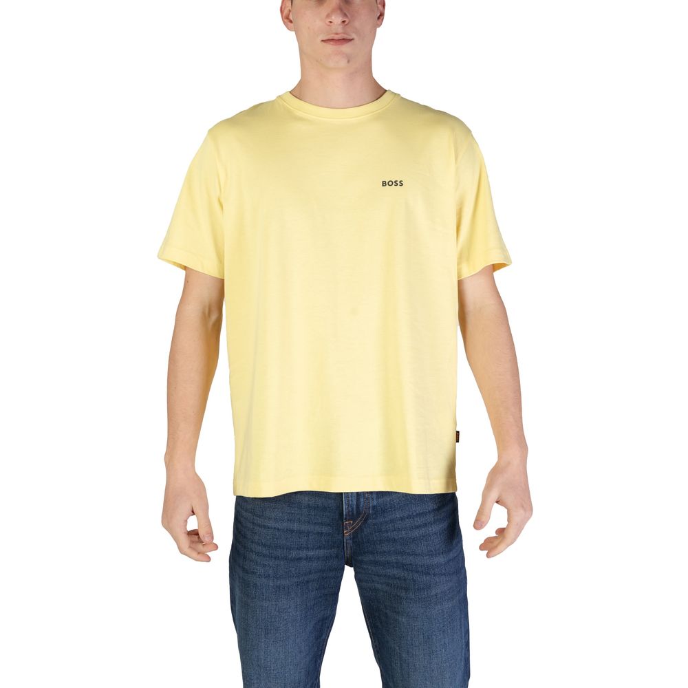 Yellow Cotton T-Shirt - ventzia
