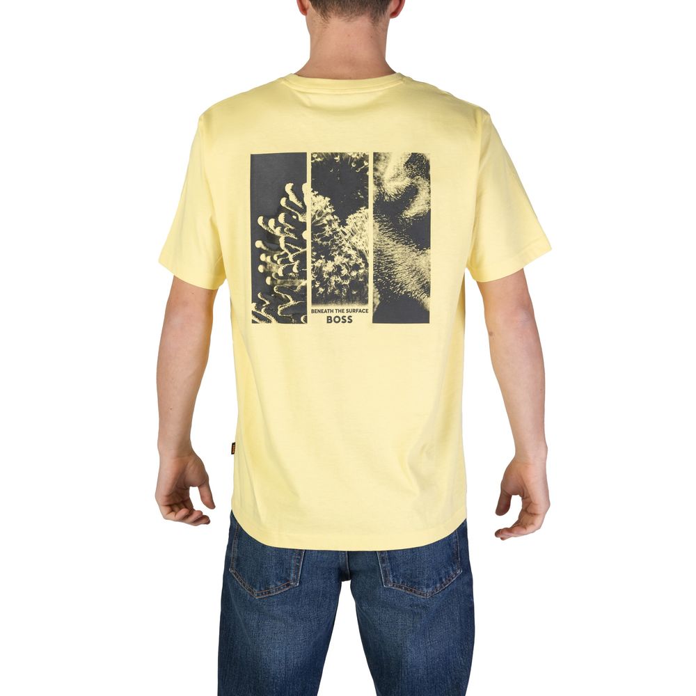 Yellow Cotton T-Shirt - ventzia