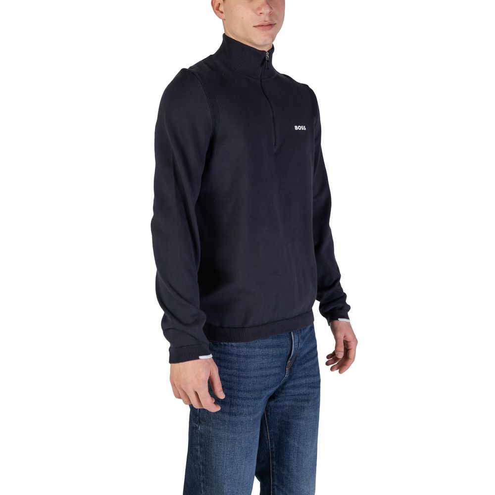 Blue Cotton Cardigan - ventzia