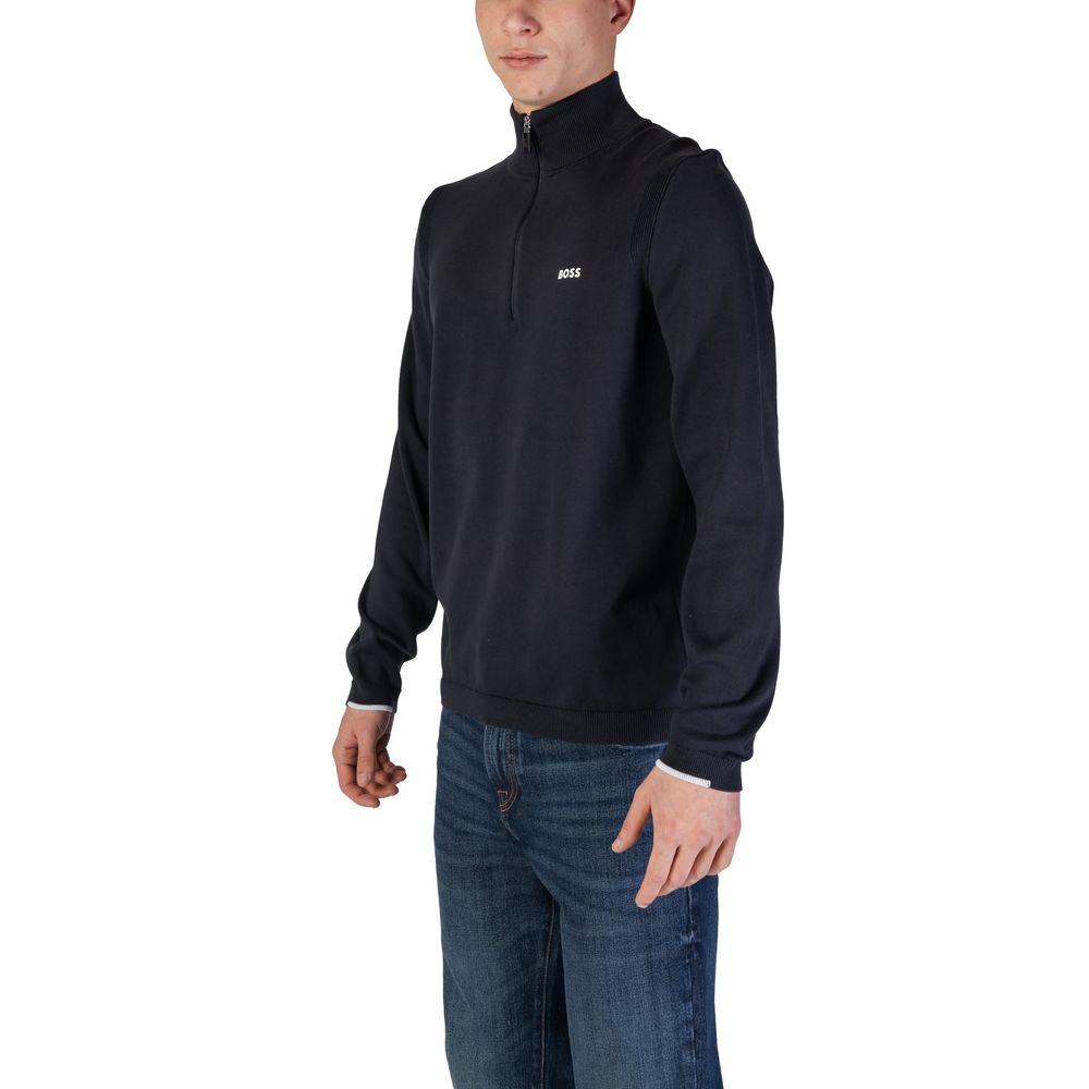 Blue Cotton Cardigan - ventzia