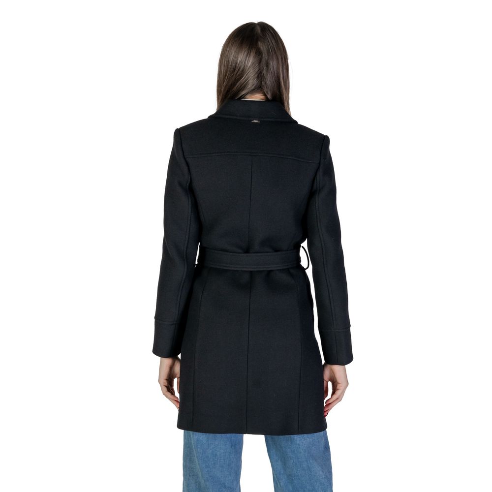 Black Wool Coat - ventzia