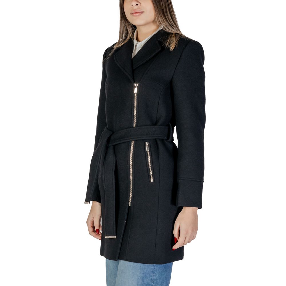 Black Wool Coat - ventzia