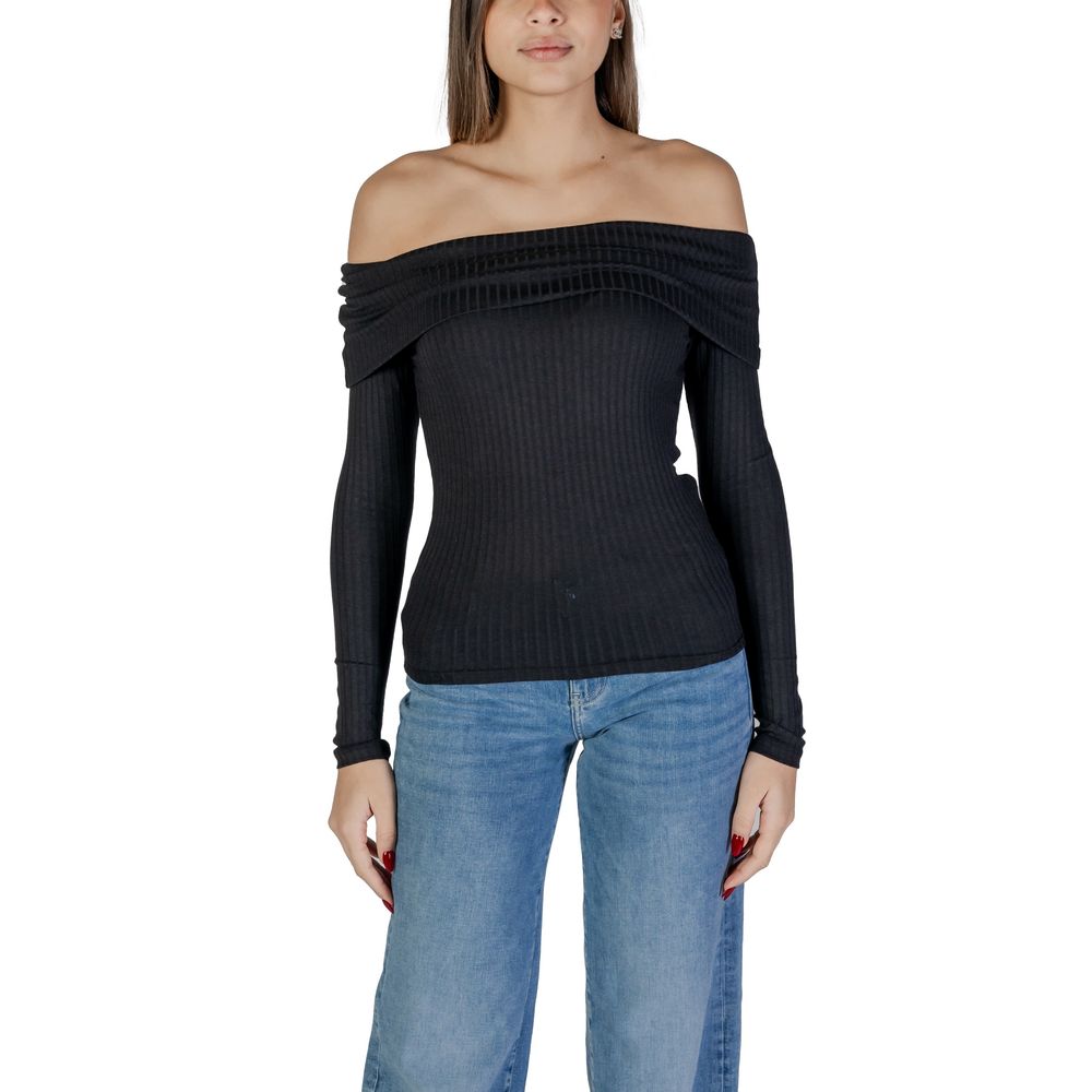 Black Viscose Sportswear - ventzia