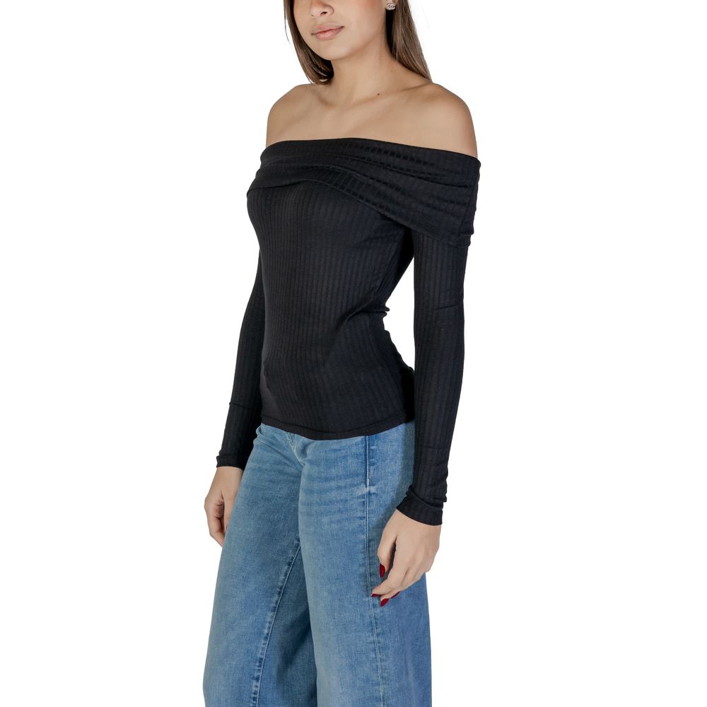 Black Viscose Sportswear - ventzia