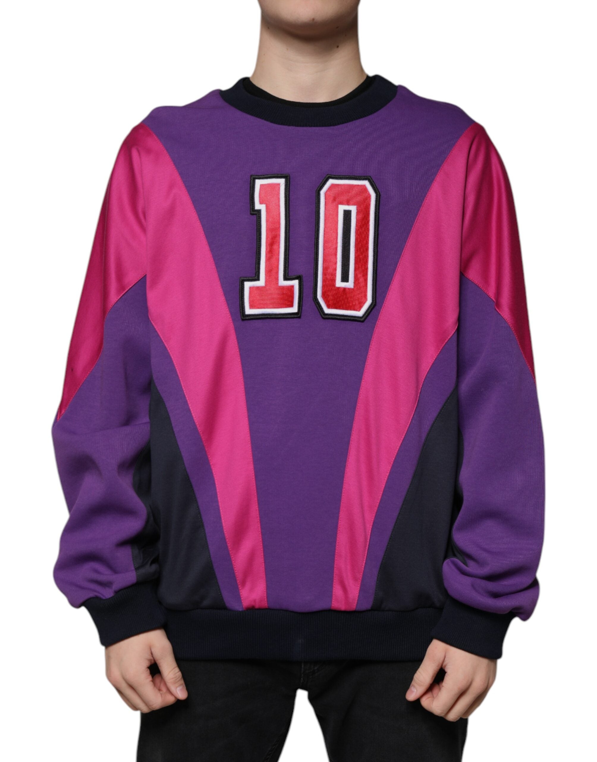 Multicolor Crew Neck Men Sweatshirt Sweater - ventzia