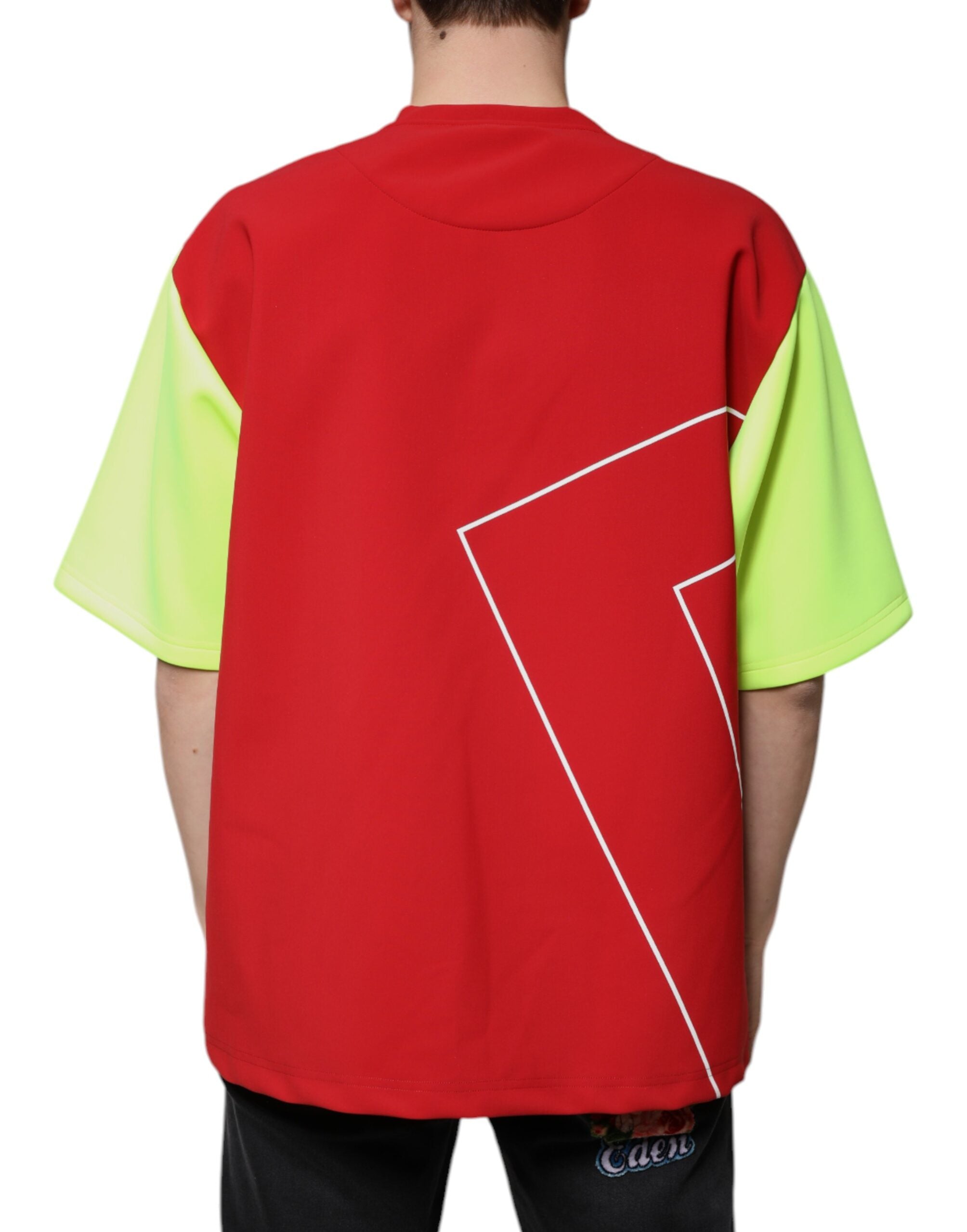Multicolor Logo Cotton Men Crew Neck T-shirt - ventzia