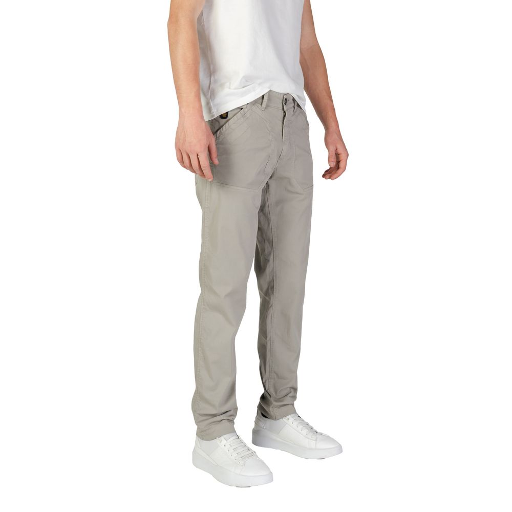 Gray Cotton Pant - ventzia