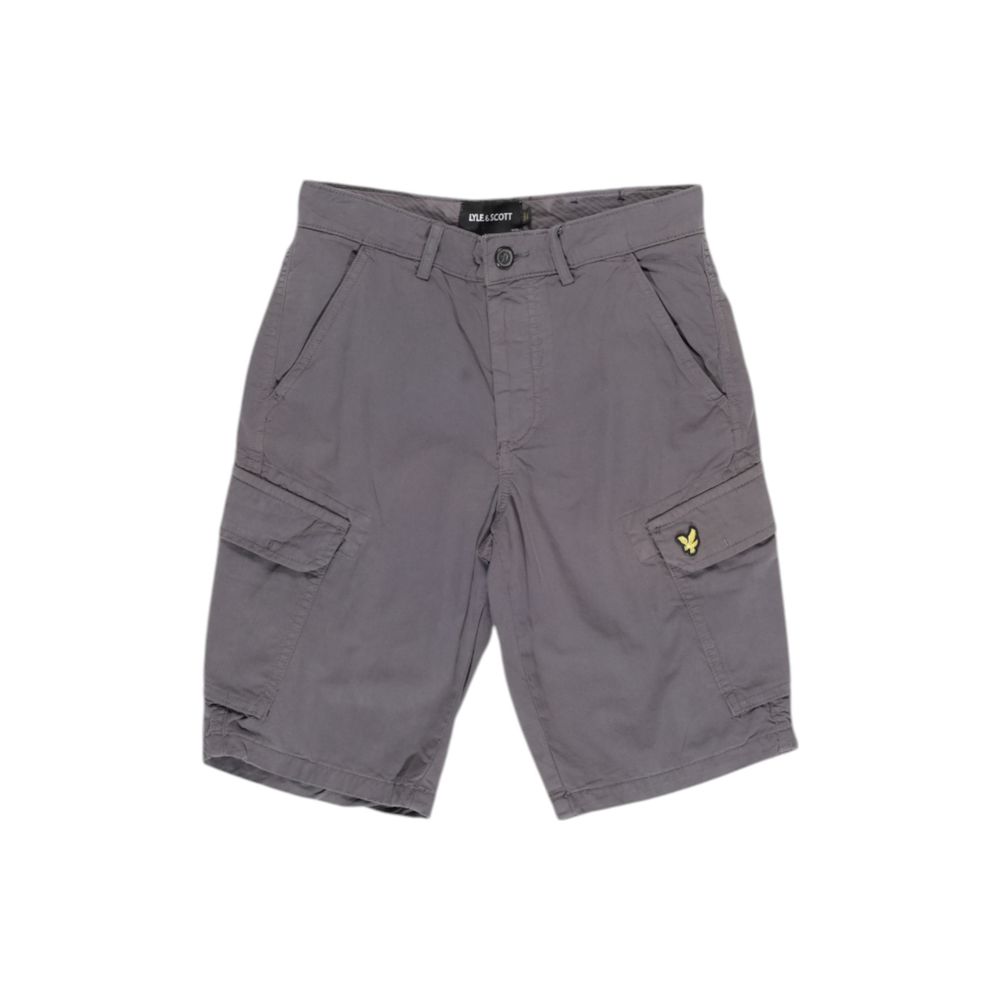 Gray Cotton Bermuda - ventzia