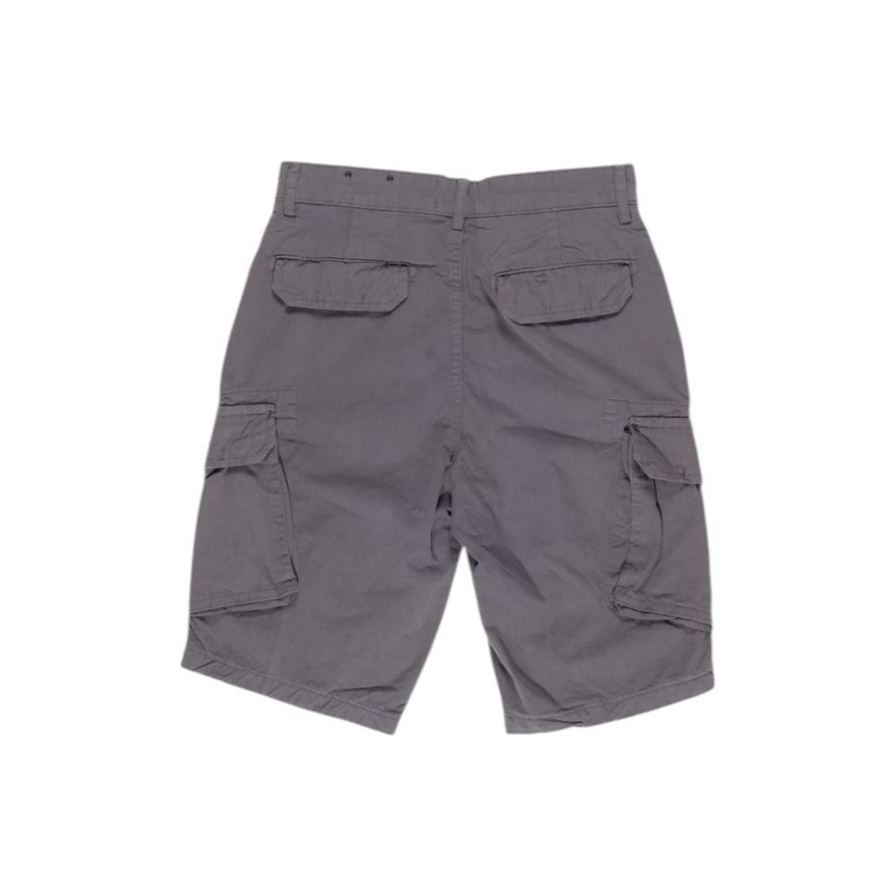 Gray Cotton Bermuda - ventzia