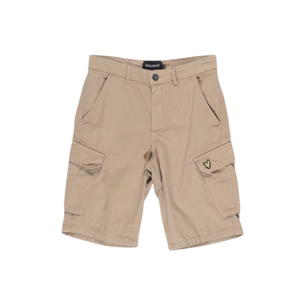 Beige Cotton Bermuda - ventzia
