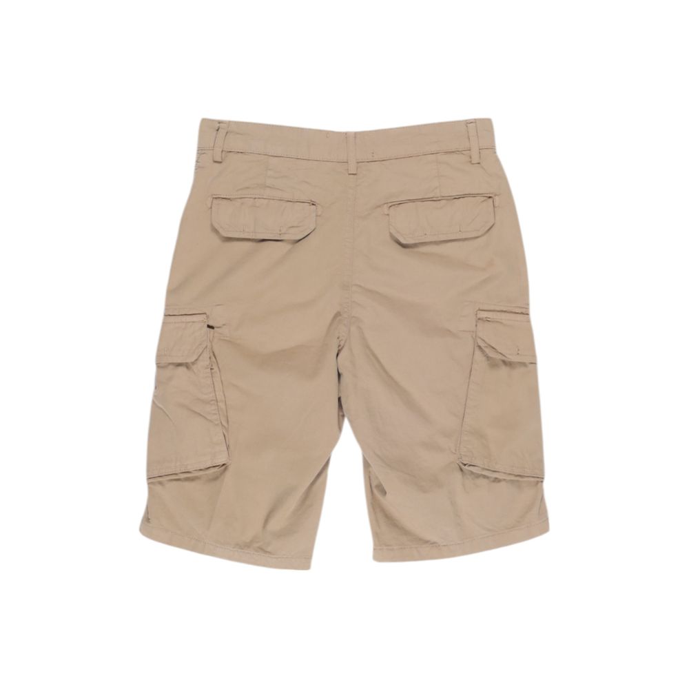 Beige Cotton Bermuda - ventzia