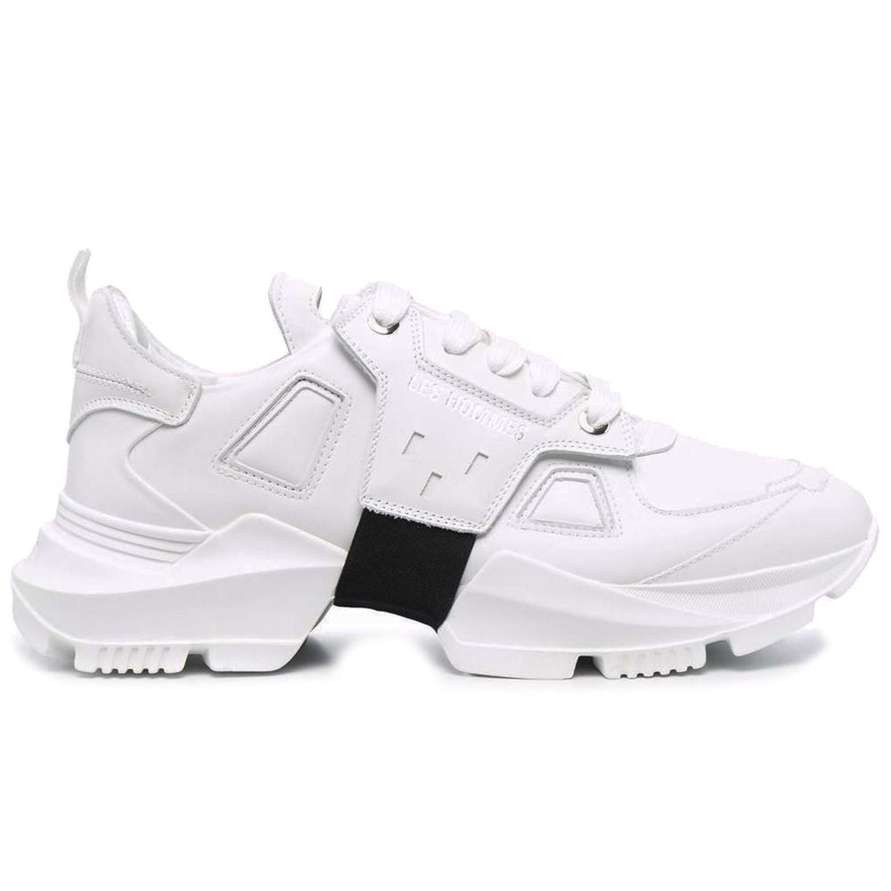 White Calfskin Men Sneaker - ventzia