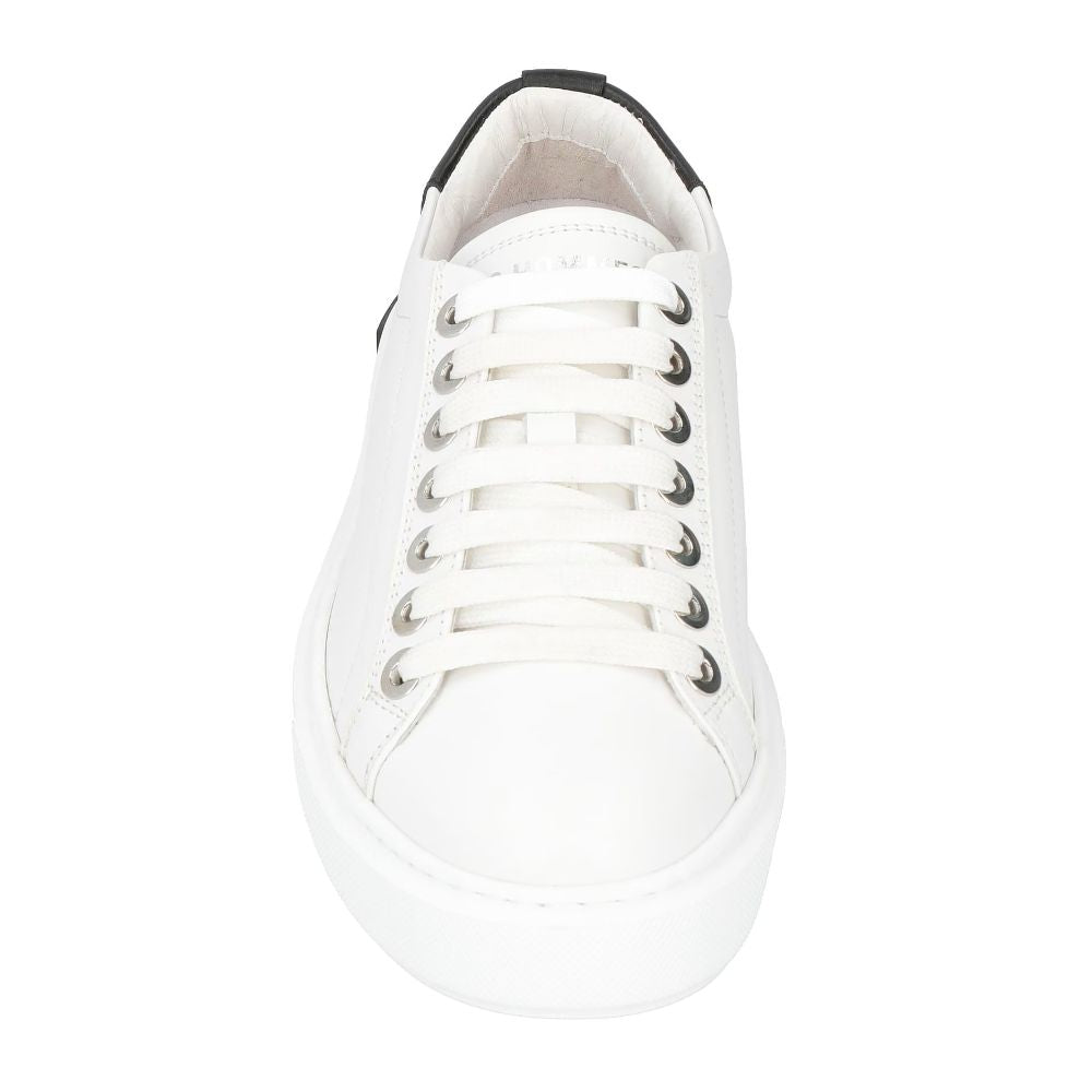 White Calfskin Men Sneaker - ventzia