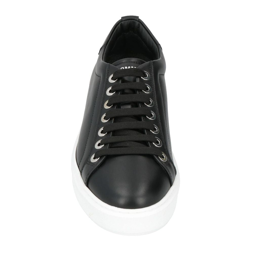Black Calfskin Men Sneaker - ventzia
