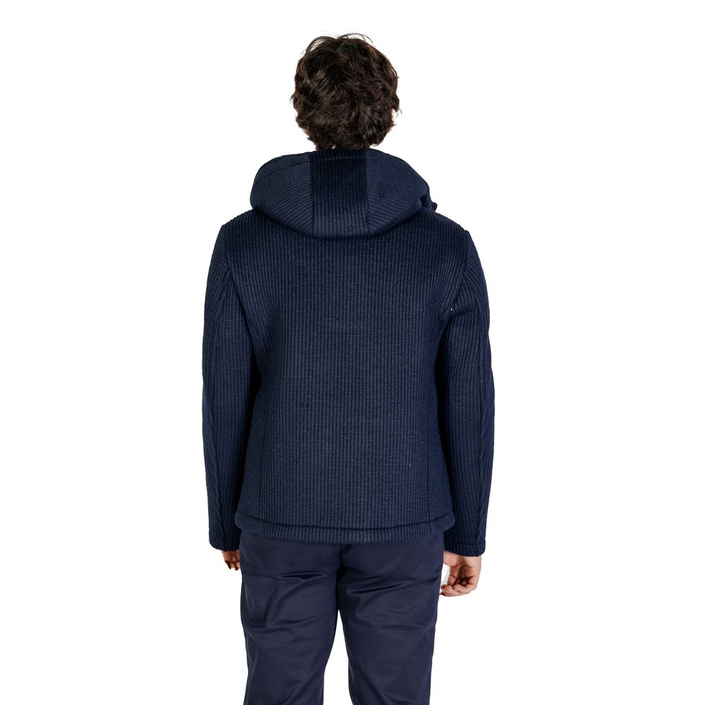 Blue Polyester Jackets & Coat - ventzia