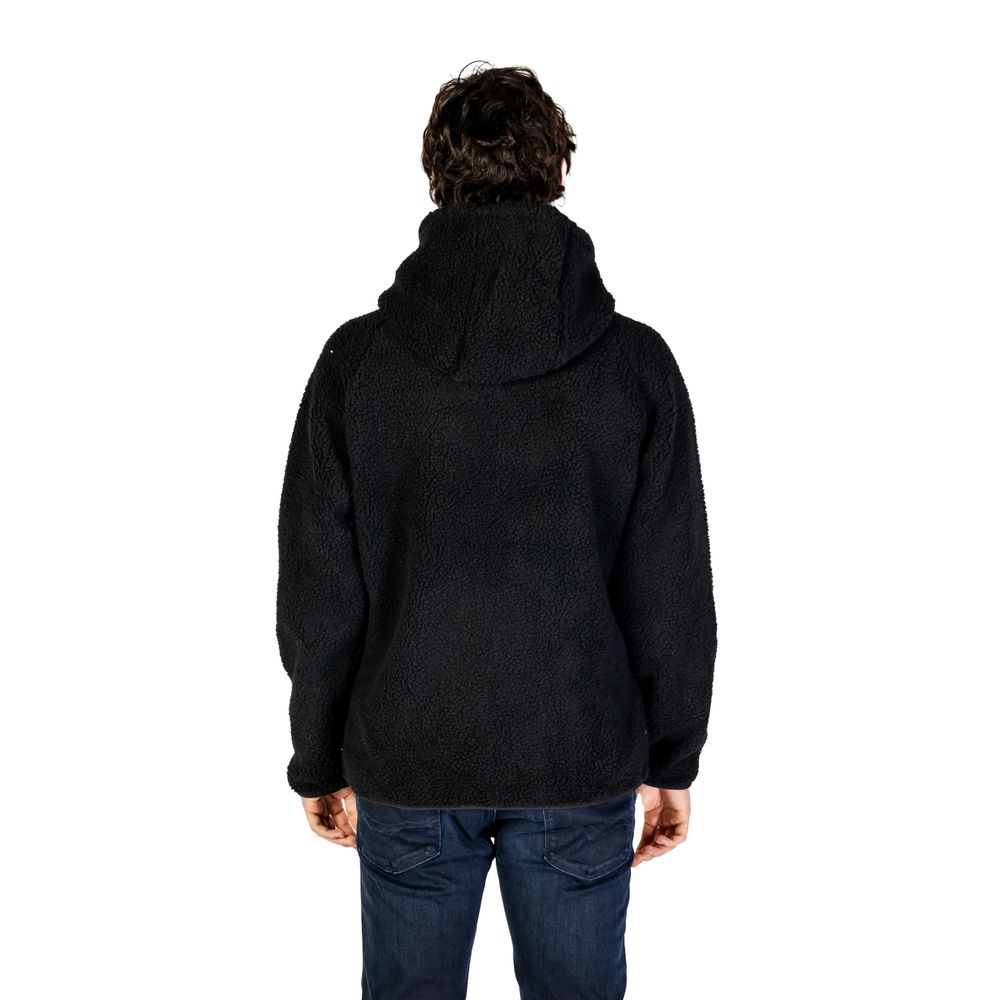Black Polyester Jackets & Coat - ventzia