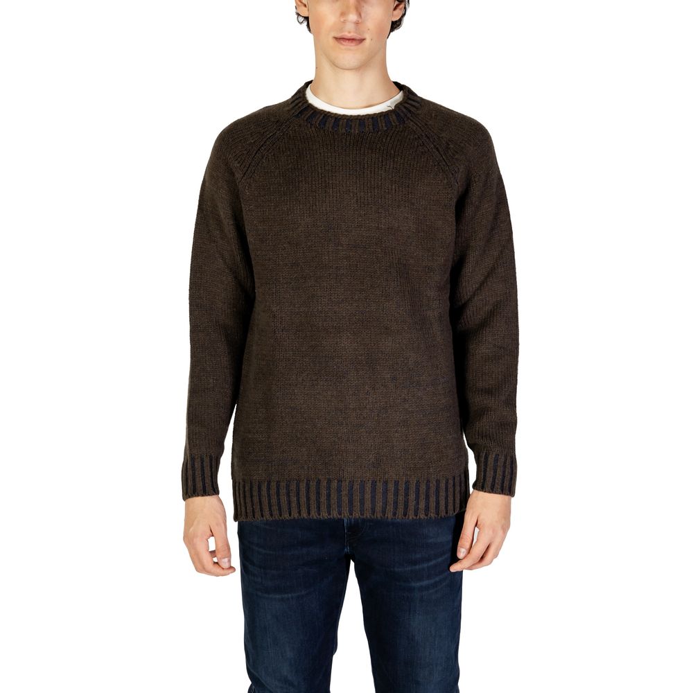 Brown Marabou Sweater - ventzia