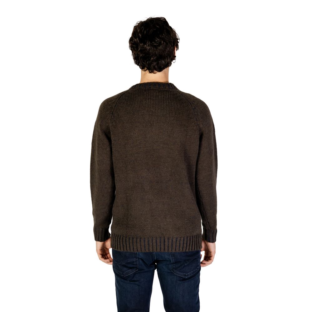 Brown Marabou Sweater - ventzia