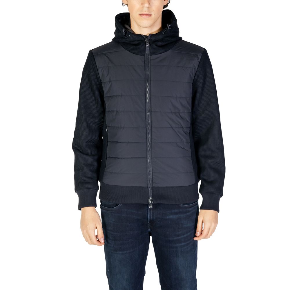 Blue Polyester Jackets & Coat - ventzia