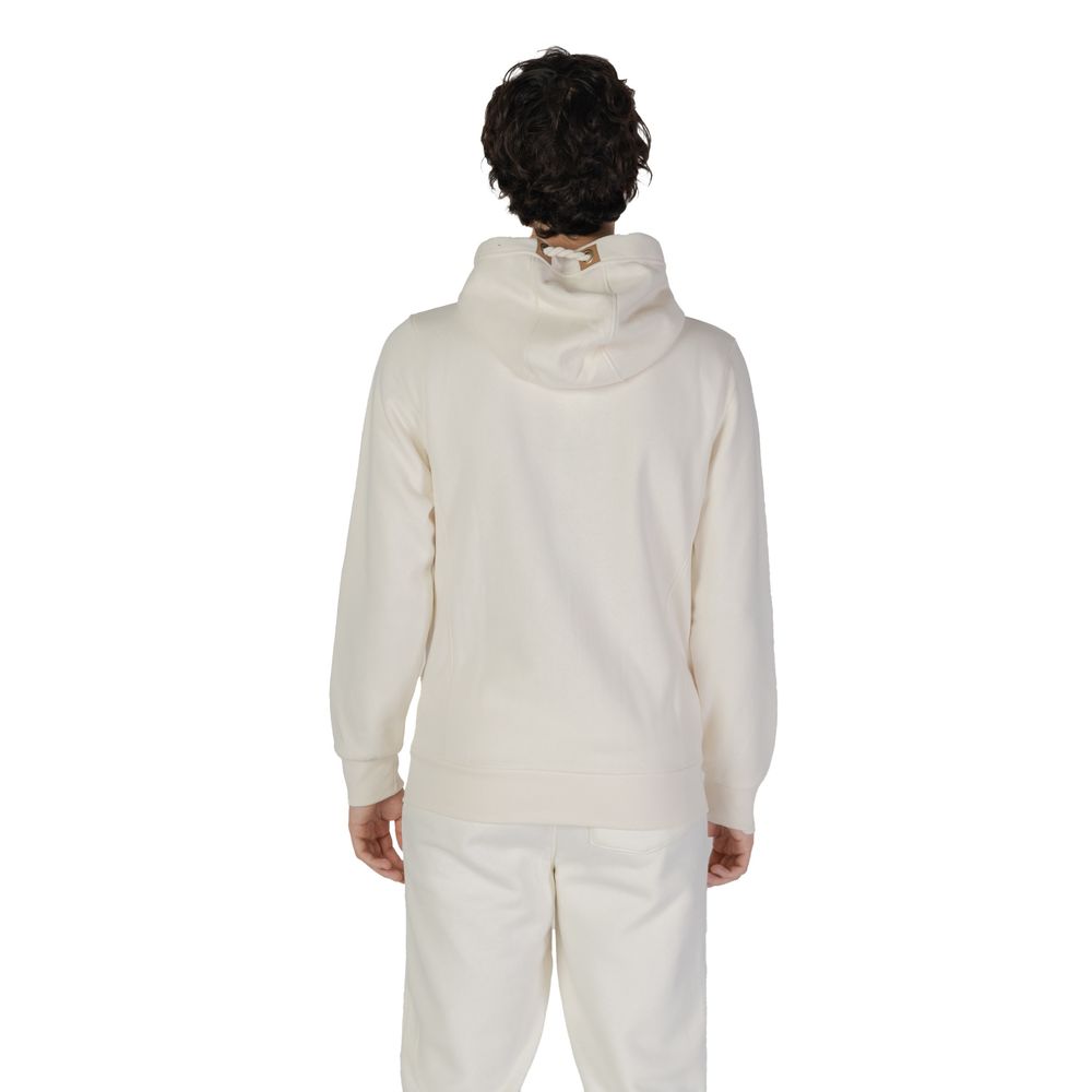 Cream Cotton Hoody - ventzia