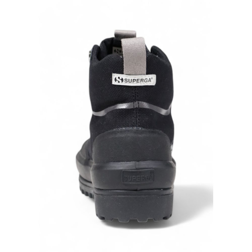 Black Fabric Sneaker - ventzia