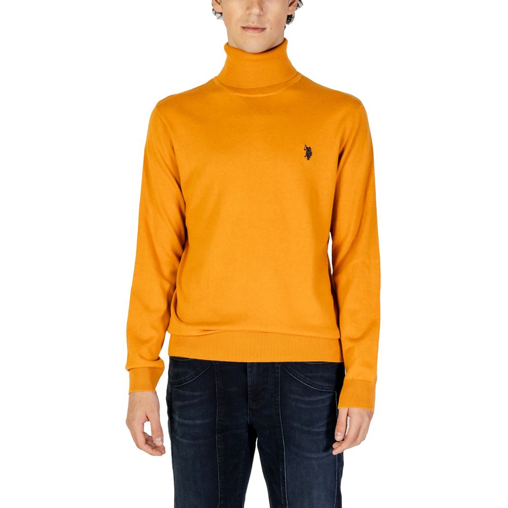 Orange Cotton Turtleneck - ventzia